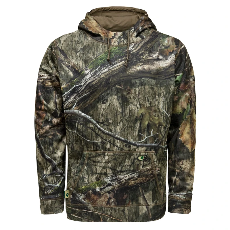 Mossy Oak Men's Standard Camo Hunting Hoodie Performance Fleece, Country Dna, XXL