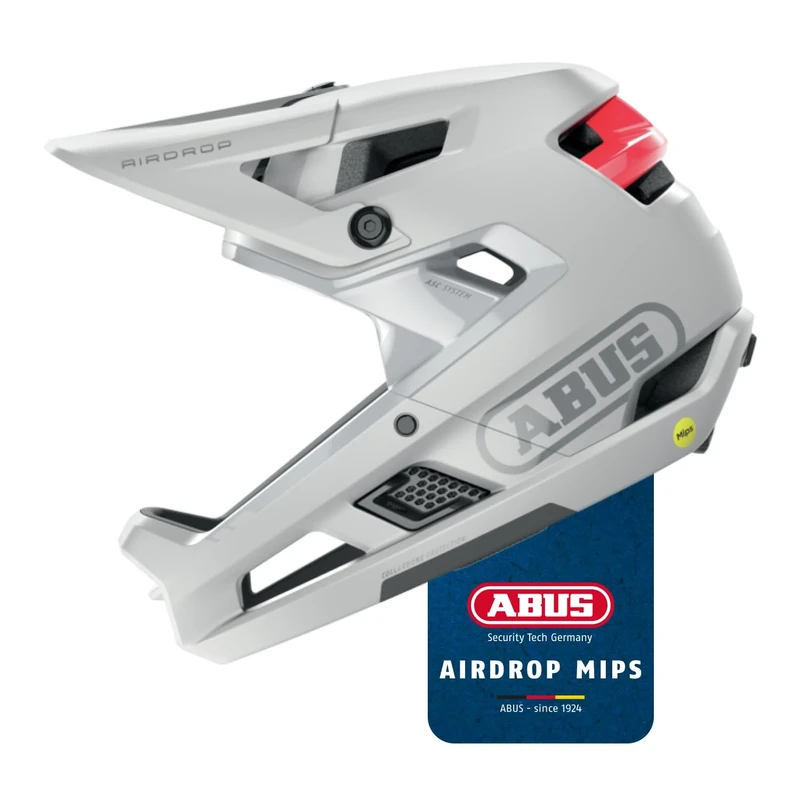 ABUS Fullface helmet AirDrop MIPS - MTB: Downhill, Freeride and Enduro - Mountain bike helmet with optimised ventilation and Ambient Sound Channel - for adults