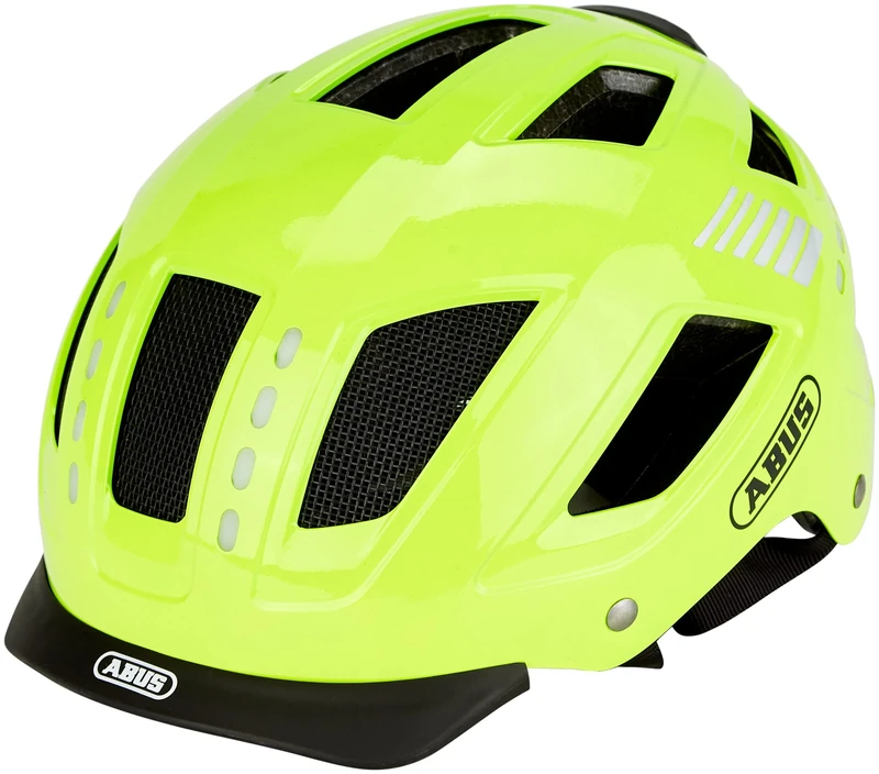 ABUS bike helmet with light - Hyban 2.0 LED - front and rear light & robust hard shell - for men and women