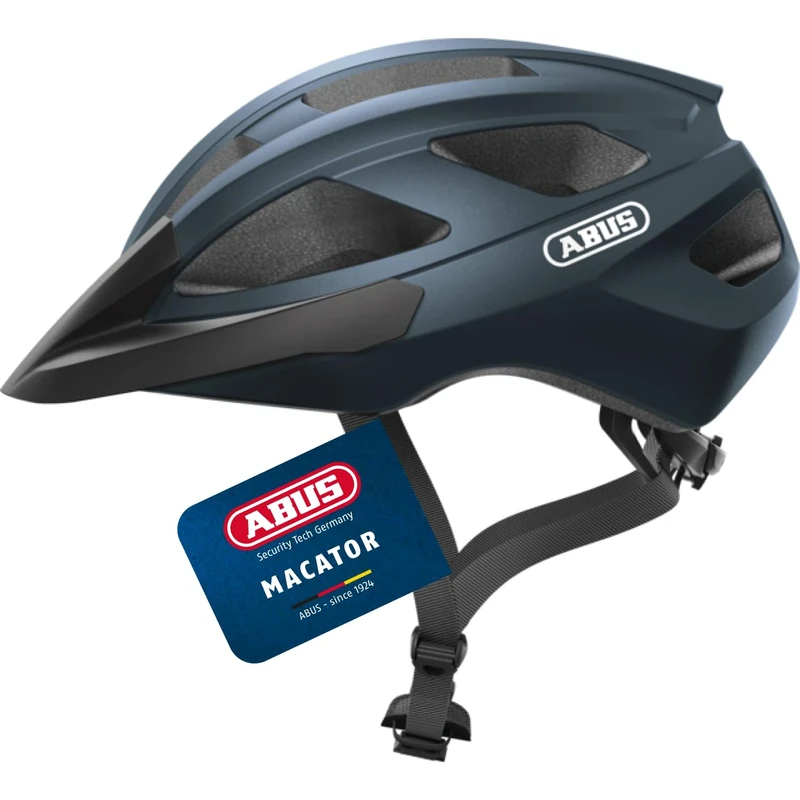 ABUS Macator road bike helmet - sporty bike helmet for beginners - also for pigtail wearers - for men and women
