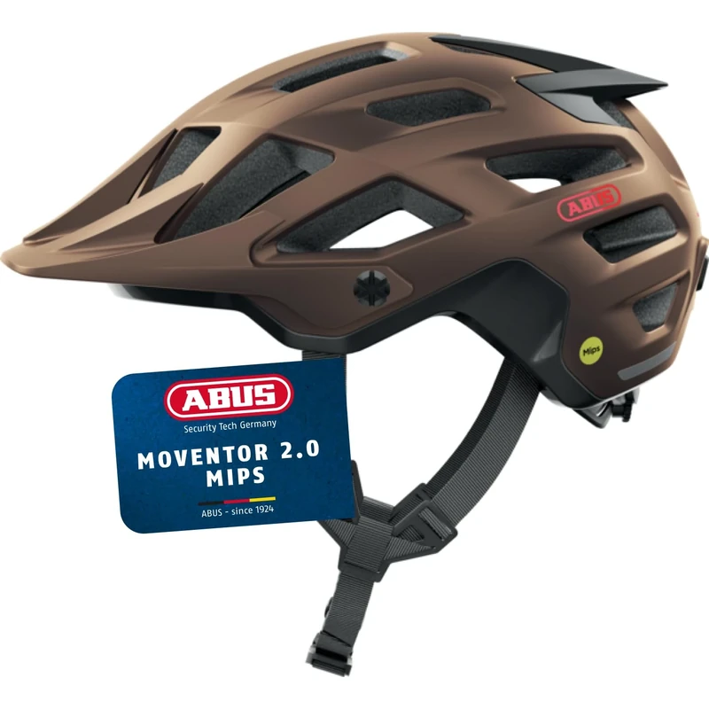 ABUS MTB helmet Moventor 2.0 MIPS - bicycle helmet with impact protection for off-road use on mountain bikes - all-mountain helmet for men and women