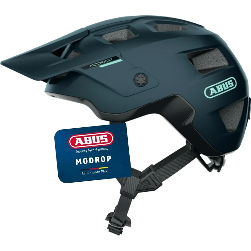 ABUS MTB helmet MoDrop - robust bike helmet with good ventilation for mountain bikers - customised fit - unisex