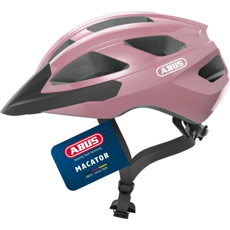 ABUS Macator road bike helmet - sporty bike helmet for beginners - also for pigtail wearers - for men and women