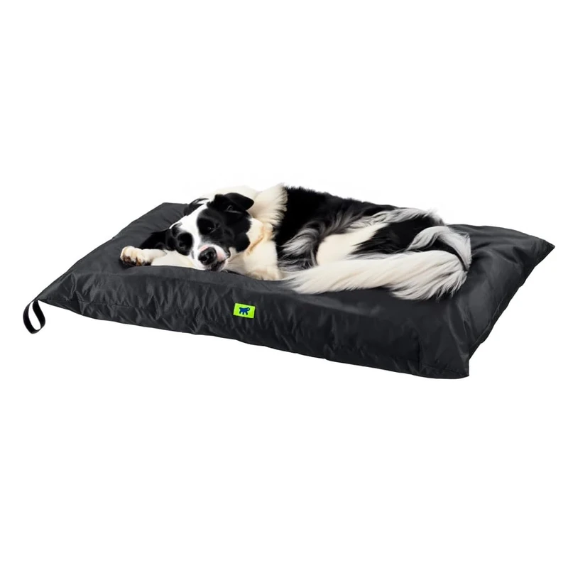 Ferplast Dog Bed Dog Cushion Dog Bed Large Scratch-proof Fabric Machine Washable Dog Mat Waterproof 115 x 80 x 21 cm.Black
