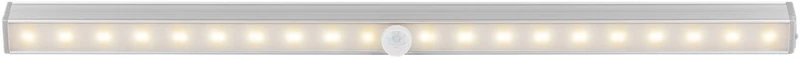 goobay 58288 LED Under-Unit Light with Motion Sensor/for Cupboards, Kitchens, Cabinets, Drawers, Garages etc. / Warm White Light (3000 K) / 30 cm
