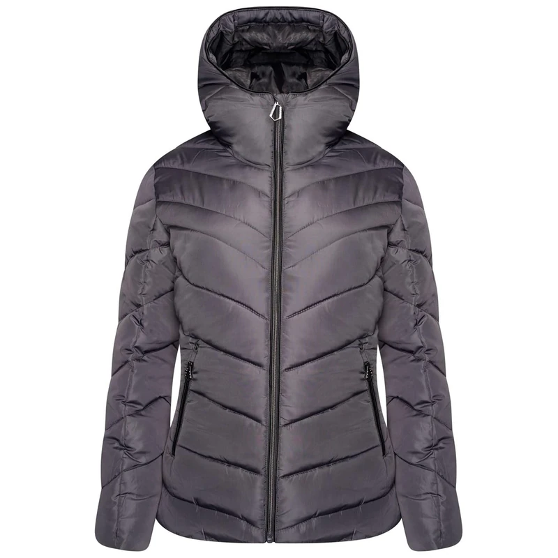 Dare 2b Women's Reputable Jacket, Ebony Grey, 12