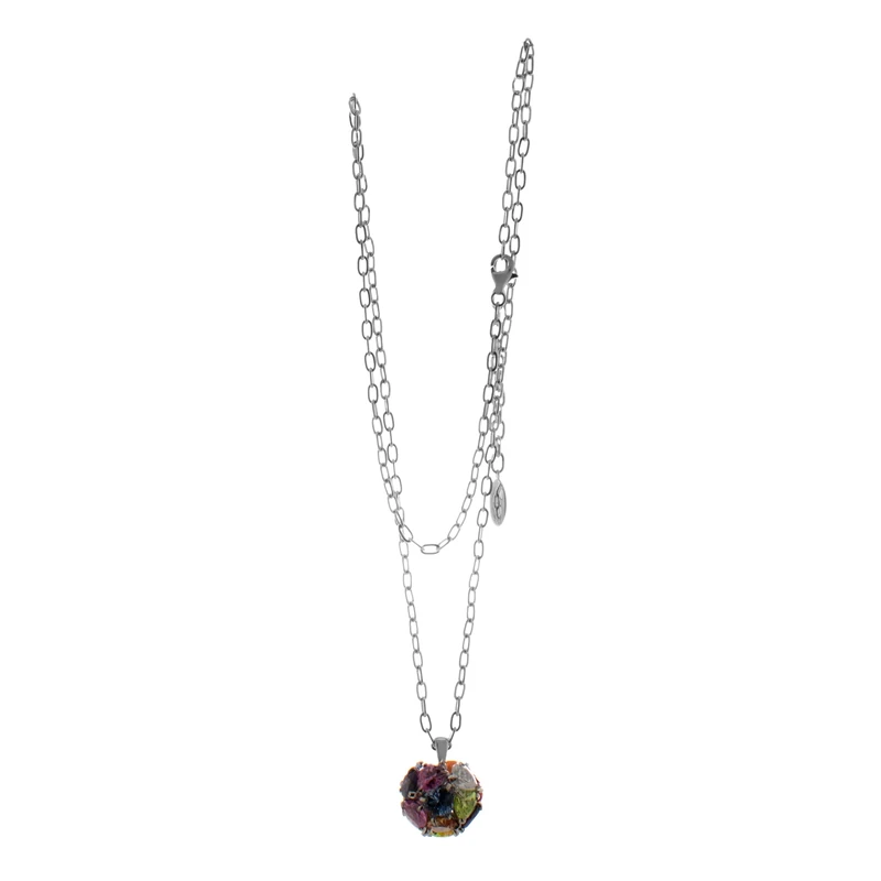 Folli Follie Sterling Silver Women's Necklace, Silver, 65 cm (3N0S019M)