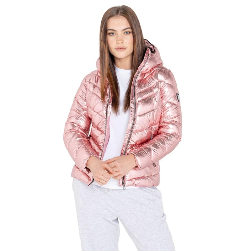 Dare 2b Womens Reputable Low Bulk Insulated Padded Jacket | Slim Fitting Heat Retaining Thermal Fabric, Snug High Collar & Chin Guard - Ideal for Outdoor Winter Sports