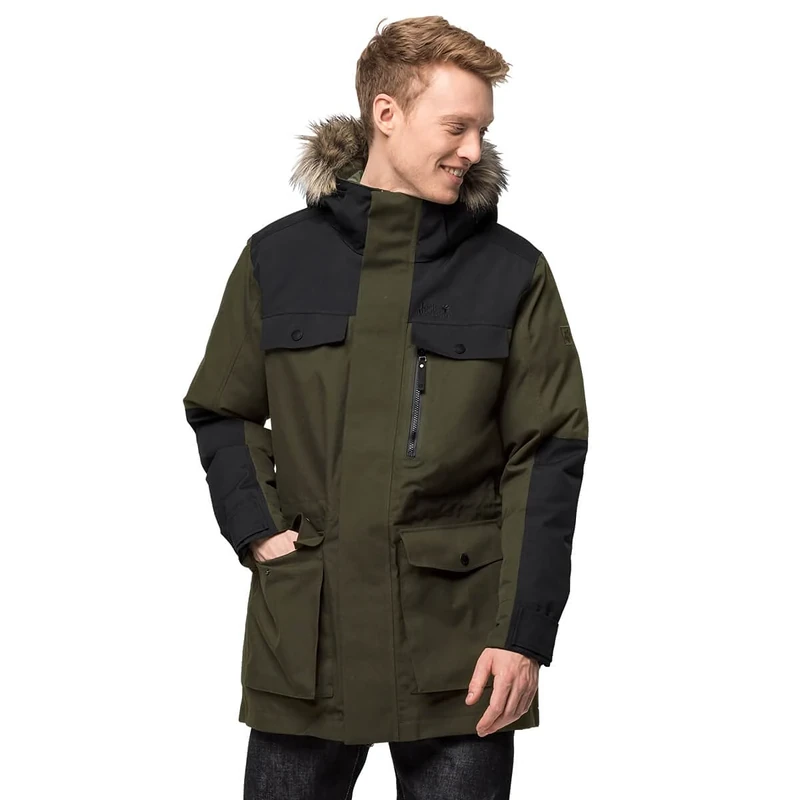 Jack Wolfskin Men's Glacier Bay Functional jackets, Bonsai Green, M