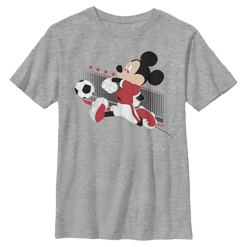 Disney Boy's Denmark Kick T-Shirt, Sporty Heather, XL