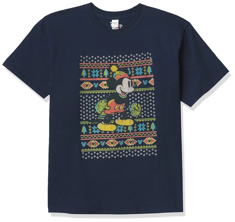 Disney Mickey Classic - Vtg Mickey Sweater YTH Crew neck Navy blue 140