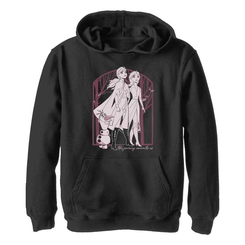 Disney Boys' Forest Frame Kids Athletic Sweatshirt, Black, S