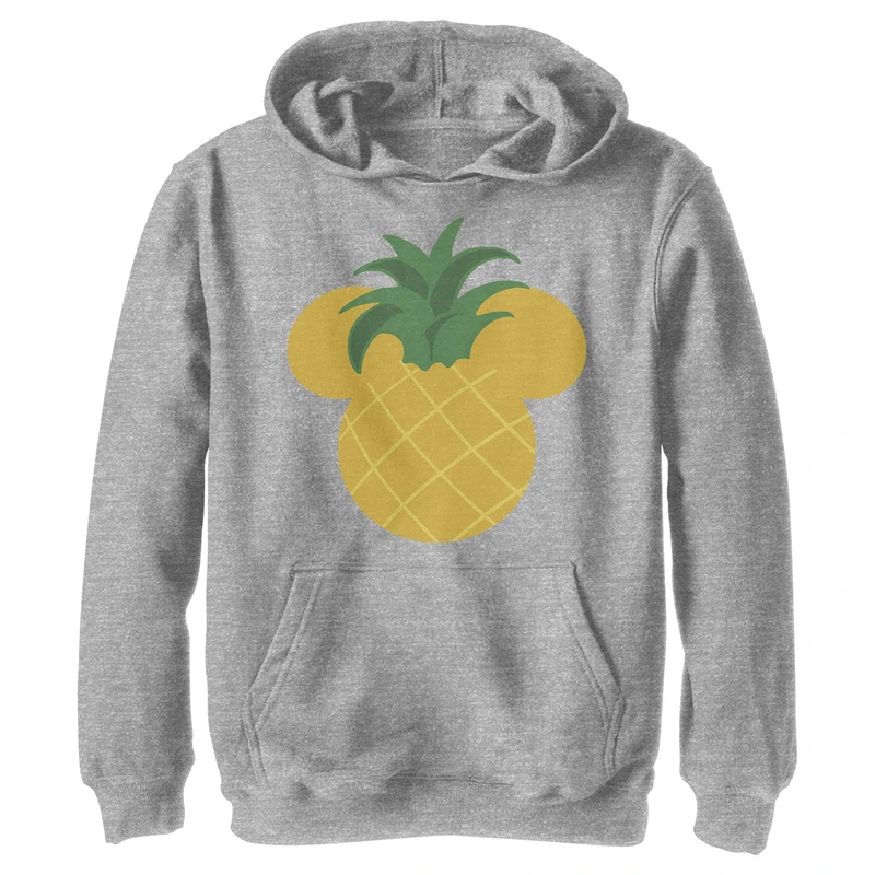 Disney Boys' Pineapple Ears Kids, Athletic Heather, M