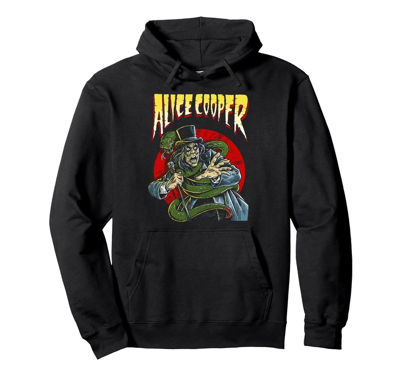 Alice Cooper Comic Book Pullover Hoodie