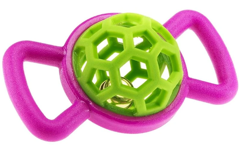 Candy Shaped Dog Toy, PA 6352, in Thermoplastic Rubber, with Internal Bell