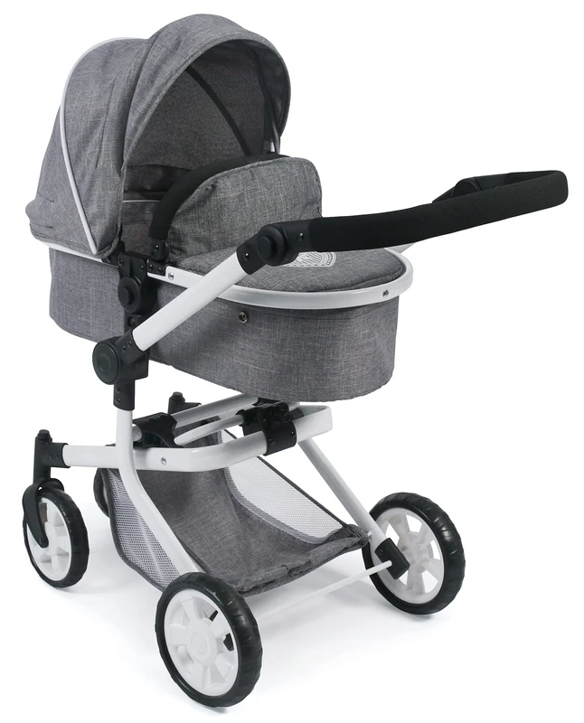Bayer Chic 2000 Mika 595-76 Combi Doll's Pram Grey