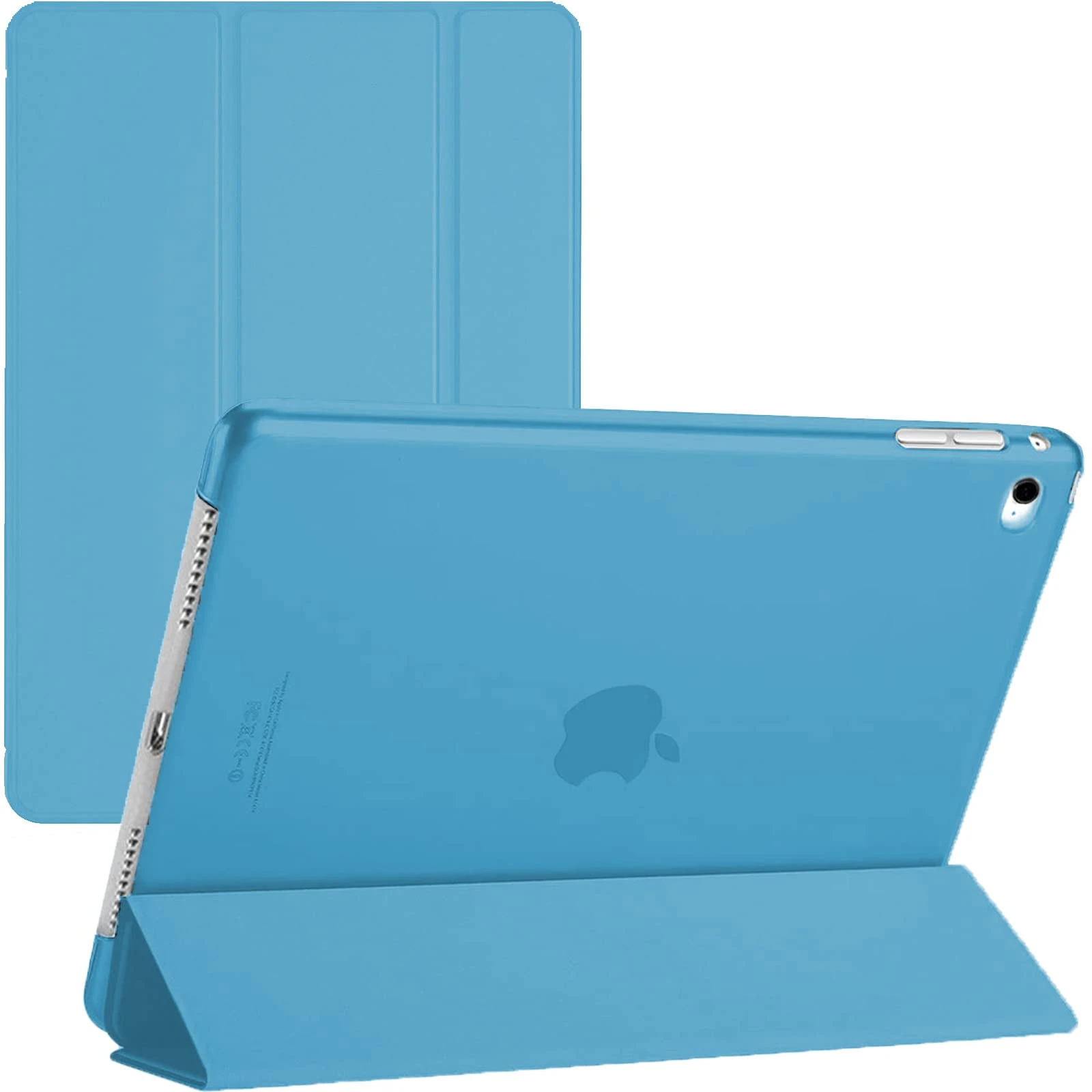 TechDealsUK iPad Air (1st Generation ONLY) 2013 A1474 A1475 A1476 Smart Case with Magnetic Wake/Sleep - Air 1 (Aqua)