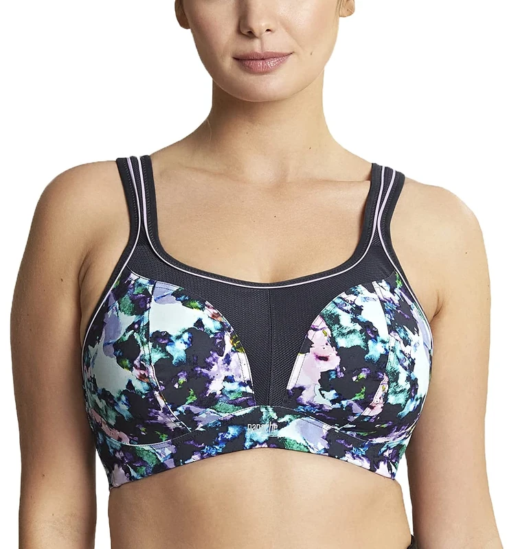 Panache Women's Non-Wired Sports Bra, Water Colour, 28J US