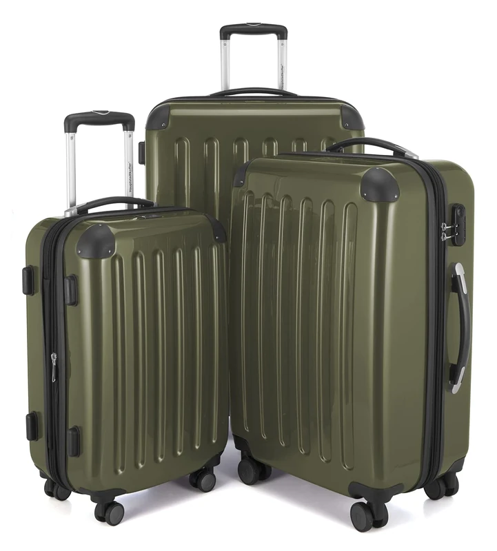 Hauptstadtkoffer Alex R2, Unisex Alex Luggage- Luggage Set, Avocado, Set - HK-8278-AV