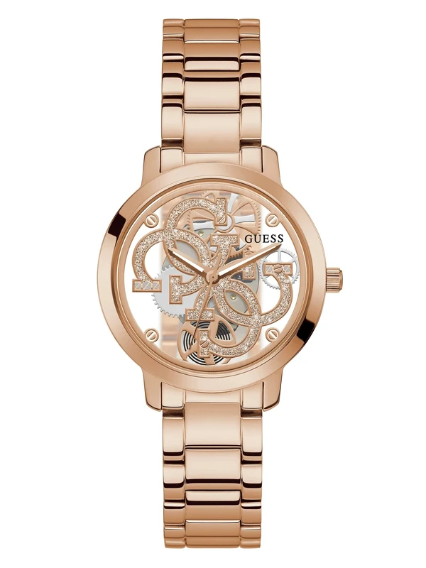 Guess Women Analogue Quartz Watch with Stainless Steel Strap GW0300L3