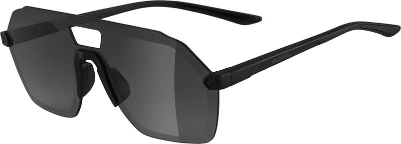 ALPINA Unisex - Adult, BEAM I sunglasses, all black matt, One Size