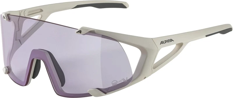 ALPINA Unisex - Adult, HAWKEYE S Q-LITE V sports glasses, cool-grey matt, One Size