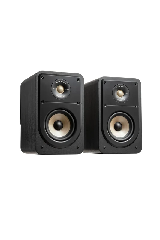 Polk Audio SIGS15ELBK Signature Elite Es15, High Resolution Bookshelf Speakers For Home Theater, Stereo Speakers, Black