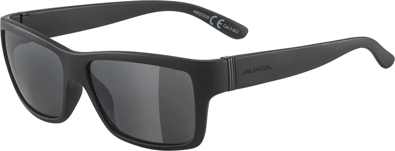 ALPINA Unisex - Adult, KACEY sunglasses, all black matt, One Size