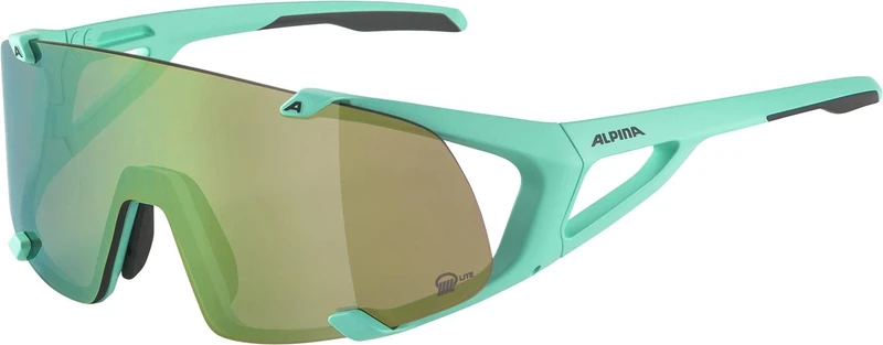 ALPINA Unisex - Adult, HAWKEYE S Q-LITE sports glasses, turquoise matt, One Size