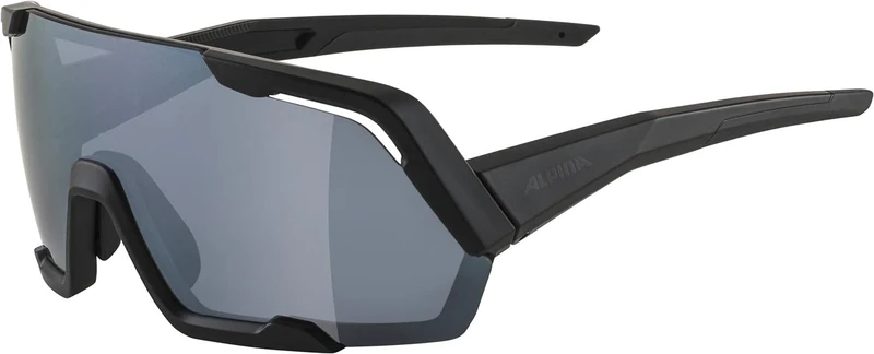 ALPINA Unisex - Adult, Rocket Sports Glasses, All Black matt, One Size