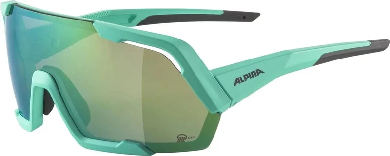 ALPINA Unisex - Adult, ROCKET Q-LITE sports glasses, turquoise matt, One Size
