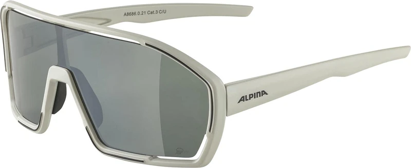 ALPINA Unisex - Adult, BONFIRE Q-LITE sports glasses, cool-grey matt, One Size