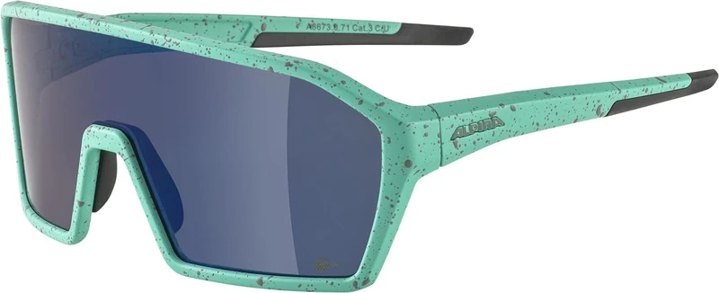 ALPINA Unisex - Adult, RAM Q-LITE sports glasses, turquoise-blur matt, One Size