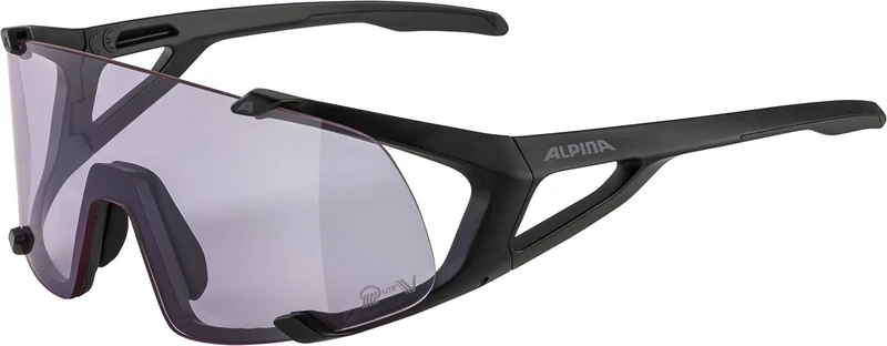 ALPINA Unisex - Adult, Hawkeye S Q-LITE V Sports Glasses, Black matt, One Size
