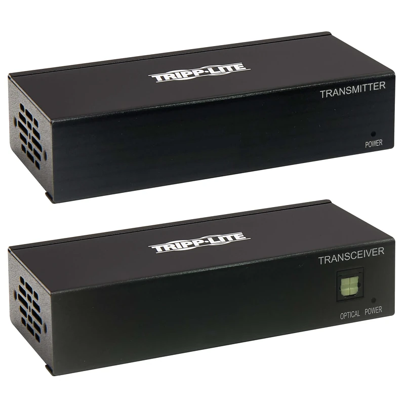 DisplayPort over Cat6 Extender Kit, Transmitter and Receiver with Repeater, 4K, 4:4:4, PoC, 230 ft. (70.1 m)