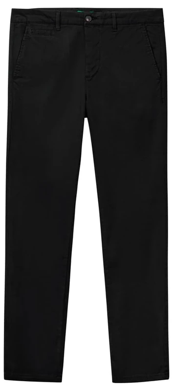 United Colors of Benetton Men's Trousers 4dkh55i18 TROUSERS, Black 100, 16 UK