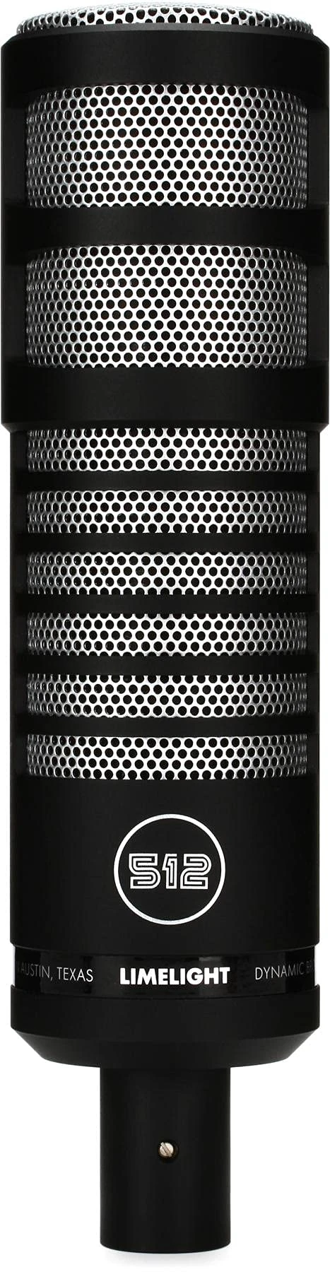 512 Audio 512-LLT Limelight Dynamic Vocal XLR Microphone featuring a Hypercardioid Polar Pattern, 60.8 mm*167.5 mm*60.8 mm