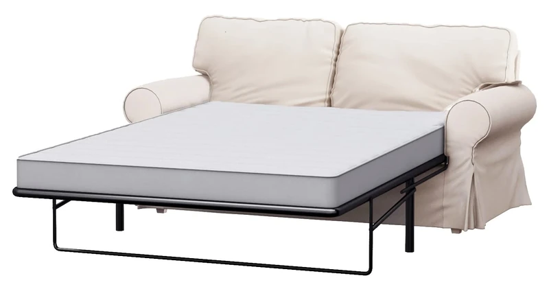 Custom Slipcover Replacement The Ektorp Two Seater Sofa Bed Cover Replacement is Custom Made for IKEA Ektorp 2 Seater Sleeper Only, A Quality Sofa Slipcover Replacement (Polyester Flax Beige)