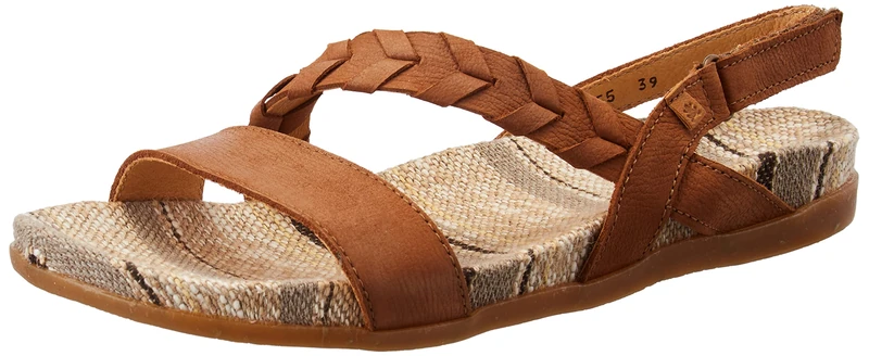 El Naturalista Women's N5255 Zumaia Sandals, Wood, 3 UK