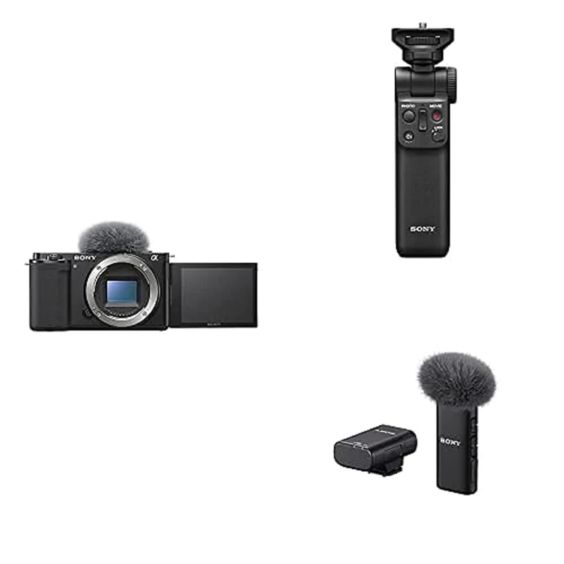 Sony Alpha ZV-E10 | Camera Body with Handgrip & Microphone