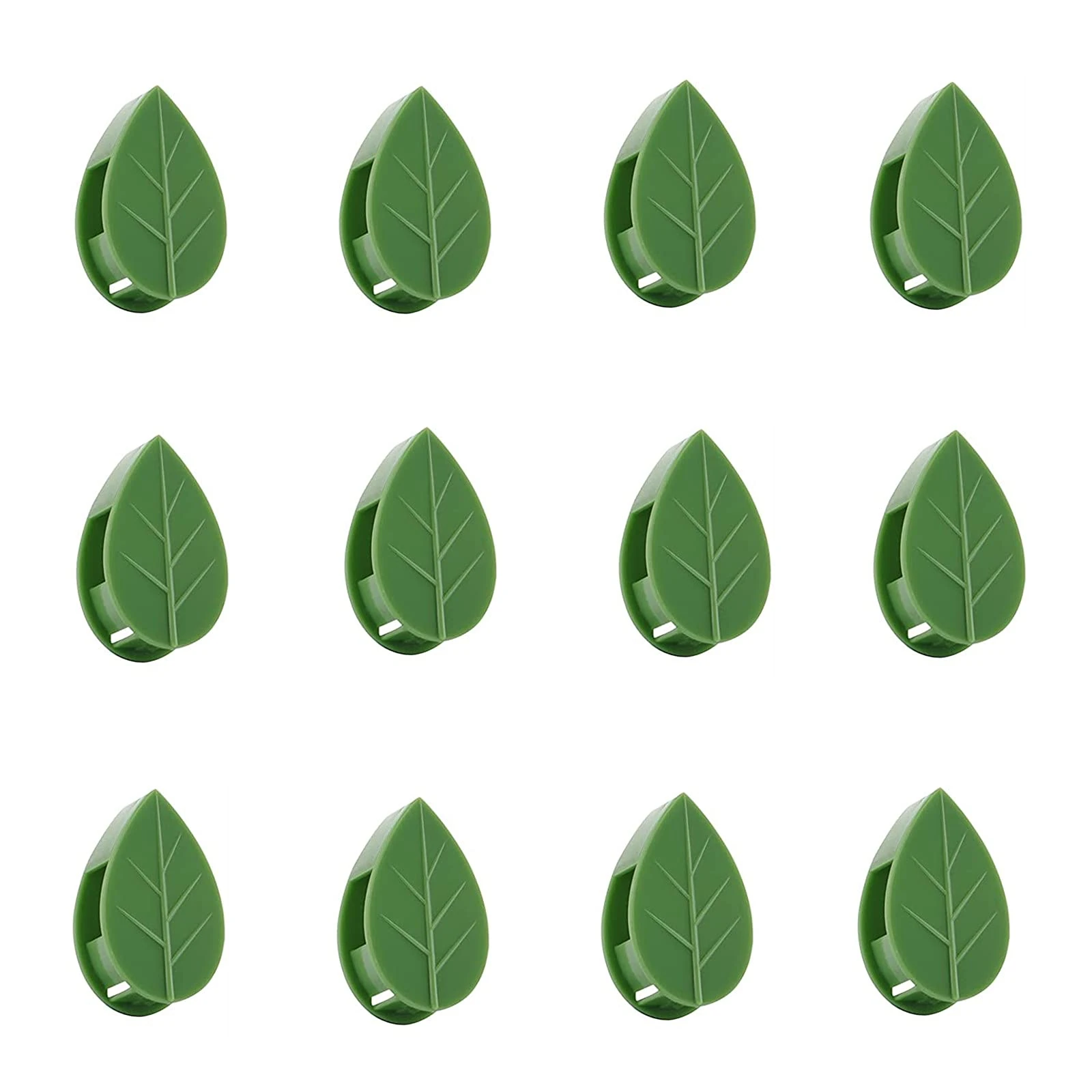 YIUIRUOI 50 Pcs Plant Wall Climbing Clips Green Vine Clip Invisible Plant Climbing Fixture Clips Vine Hooks for Gardening Support Fixture.