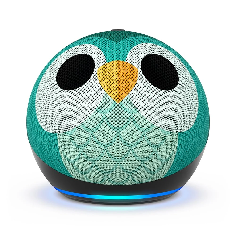 Echo Dot Kids (newest gen) | Wi-Fi and Bluetooth smart speaker with Alexa | With 1 year of Amazon Kids+ content | Owl