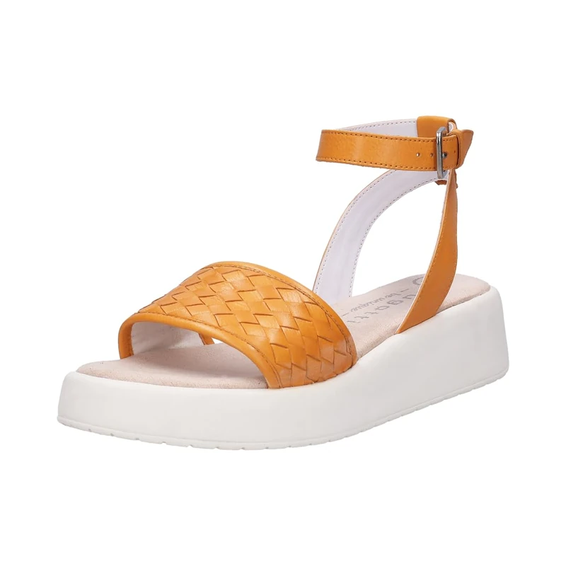bugatti Kya, Flat Sandal, orange, - Image 1