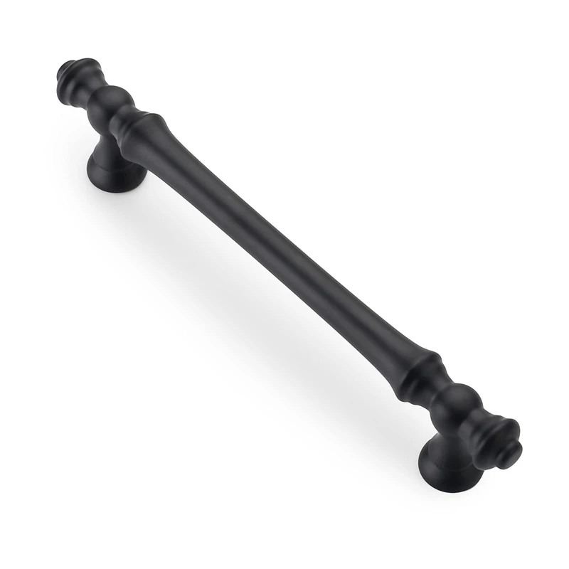 Asidrama 10 Pack 5 Inch(128mm) Matte Black Kitchen Cabinet Handles, Cabinet Pulls Kitchen Cabinet Hardware for Cupboard Drawer Pulls