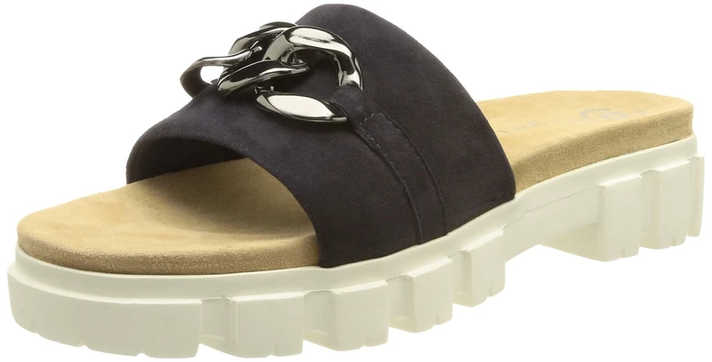 bugatti Women's Mary Flat Sandal, Dark Blue, 5 UK