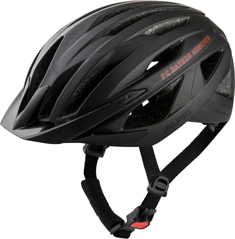 ALPINA Unisex - Adult, PARANA FCB cycling helmet, black matt, 55-59 cm - Image 1
