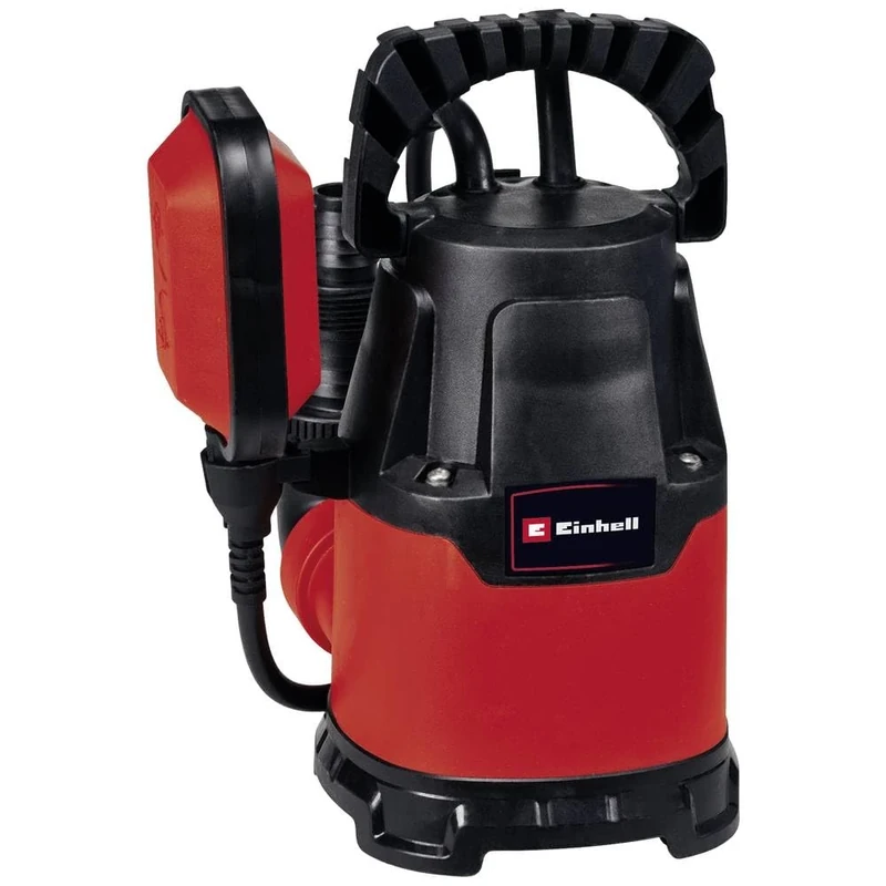Einhell GC-SP 2275 Submersible Pump (220 W, 7500 L/Hour, Maximum Discharge Height 6 m, Flat Suction Up to 5 mm, Drain Pump for Clear Water, Particle Size Up to 5 mm)