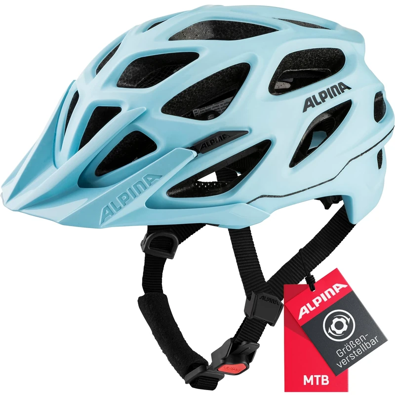 ALPINA Unisex - Adult, MYTHOS 3.0 L.E. cycling helmet, pastel-blue matt, 57-62 cm