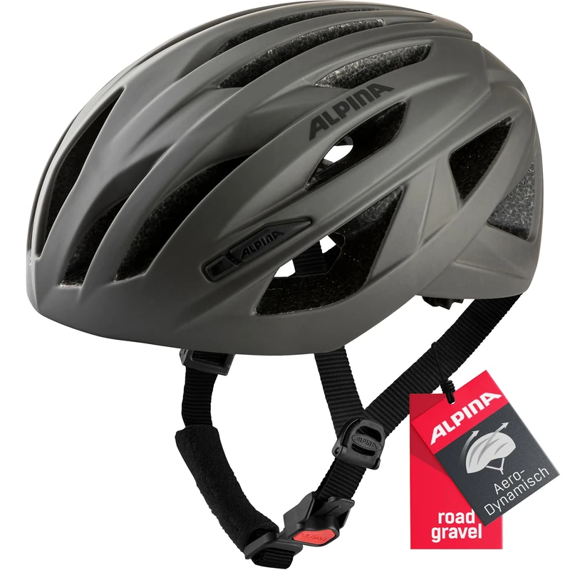 ALPINA Unisex - Adult, PATH cycling helmet, coffee-grey matt, 51-56 cm