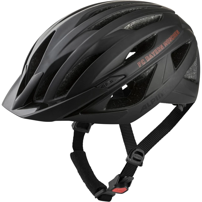 ALPINA Unisex - Adult, PARANA FCB cycling helmet, black matt, 51-56 cm